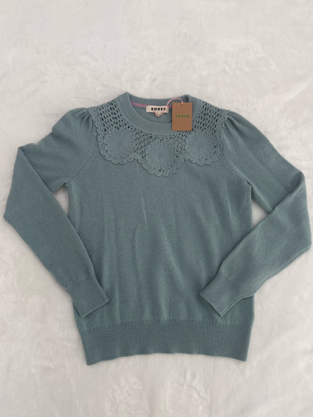Boden Seamist Melange Jumper Sweater NWT SM